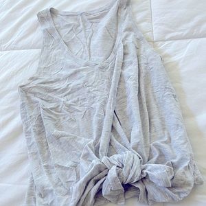 Lululemon Athletica Tie-Front Tank